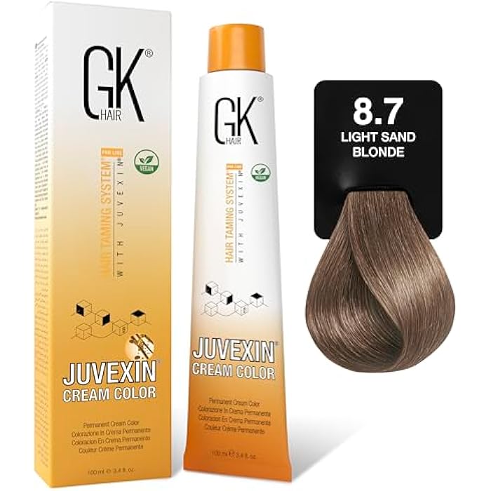 GK Hair Color (8.7 Light Sand Blonde) - Image 1